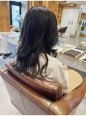 大人美人くびれヘア艶感結べるボブうる艶髪レイヤーカット