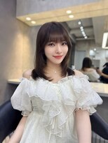 ロンドガーネット 池袋(Lond garnet)&nbsp;髪質改善縮毛矯正レイヤーカット顔周り前髪韓国ミニウルフ/池袋