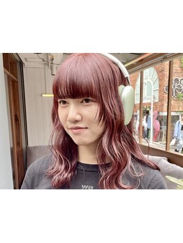 インナーカラー/ダブルカラー、個性を引き出すブリーチカラーもお任せ◎[ブリーチなしダブルカラー/下北沢]