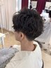 【瀧澤☆指名限定】メンズカット＋似合わせパーマ ￥12100→￥10890