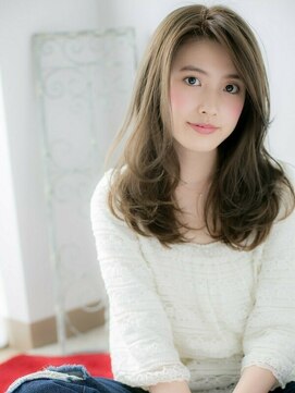 アルバハナレ 横浜(αlba HANARE) 関内/髪質改善/プラチナカラー×大人巻きロングウルフ♪a