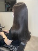 20代30代40代艶感ストレートアッシュブラウン透明感ロング