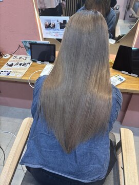 ソトエアンドマーブ 久喜店(SOTOE&marbb) ベージュ/ダブルカラー/2ブリーチ/透明感カラー