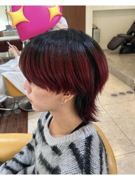 サンロード ヴィフ SUNROAD vif ブラック×レッド