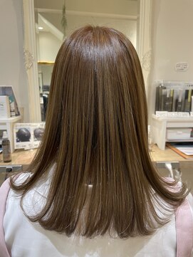 クリック 武蔵新城店(CLiC) ミルクティーベージュ×ブラック