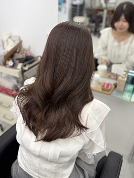 ハピネス 梅田茶屋町店(HAPPINESS) レイヤーカット/韓国ヘア/ブリーチなし/顔まわり/透明感
