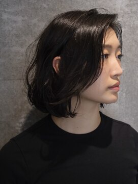 ピークアブー 原宿ハラカド(PEEK-A-BOO) くせ毛多毛ショートボブパーマデジタル外国海外黒髪アジア日本