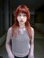 ギークス(GEEKS) 【GEEKS渋谷】マッシュウルフ/ハッシュカット/オレンジ/レイヤー