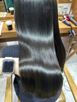 ブレス 横浜(bless)の写真/≪新導入≫水素トリートメントでハリコシUP。乾燥で広がる髪もまとまる!カラーとの同時施術OK◎