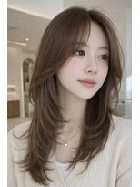 ノイ(neu)&nbsp;透け感レイヤーセミロング