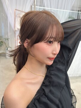 クム(kumu) 【kumu】似合わせレイヤー /グレージュ/ アイドル前髪/栄/名古屋