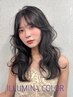 ＊ 【顔周りカット+シアーカラー】￥7700プレミアムイルミナカラー/ケアカラー