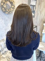 ディーヴァヘアーエズ(DIVA hair Eze) ブリーチなしカラー/オリーブベージュ顔周りレイヤーカット
