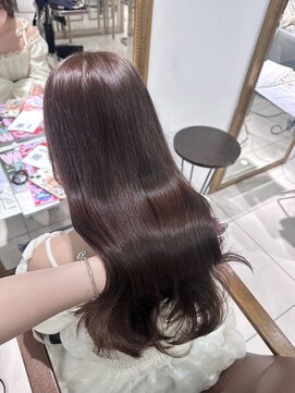 フォルテ 表参道店(FORTE) ラベンダーブラウン/レイヤーカット/韓国巻き/顔周りカット
