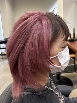 シェリー(Cherie) 色落ちまで可愛い！根元リタッチ×ペールピンク