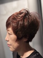 サロン ド 榮(Salon de 榮)&nbsp;ニュアンスパーマのショートボブ　オータムカラー