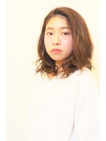 マテリアル(Material)&nbsp;{阪急六甲 Material}ホワイトブラウン×重めエッジレイヤー