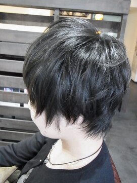 ネスト ヘアーデザイン(NEST hair design) 【NEST 札幌】メリハリと動きを付けたボーイッシュショート