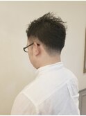 メンズベリーショート×ツーブロック☆
