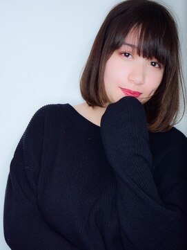 ラウンジ モリオ イケブクロ(Lounge MORIO Ikebukuro) 【morio池袋】大人かわいい王道小顔ワンレンボブ