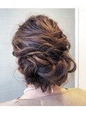 【unolog藤波】二次会ヘアアレンジ×結婚式ヘアセット