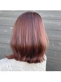 外ハネボブ/カシスブラウン/ブリーチなし/オーガニックカラー