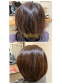 煌水ストレートスタイル　Before After