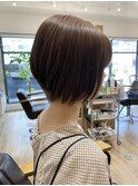 【sorriso hair桜山】20代30代40代前下がりショート丸みショート