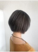 白髪ぼかしハイライト