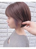ホワイトシルバー_ケアブリーチ_イヤリングカラー