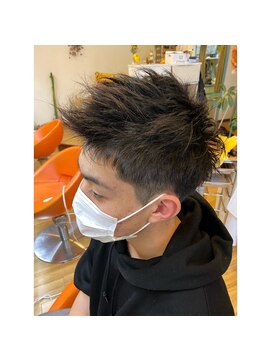 キキ 美容室(KIKI) かっこいいメンズショートスタイル(o^^o)♪