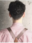 ツーブロックパーマ/メンズショート/20台/30代/梅田