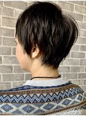 大人レイヤー××ベリーショート××オリーブアッシュ色