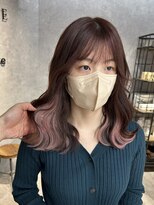 シェイロ(Cielro)&nbsp;イヤリングピンク《ブリーチなしでできるエクステ》DAICHI