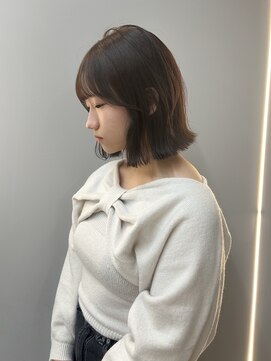 ボタン テンジン(VOTAN tenjin) チョコレートカラー/艶髪/顔周りカット/天神韓国ヘア