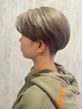 テトテ 門戸厄神店(tetote) 【tetote村山のサロンスタイル】ハイトーンセンターパート