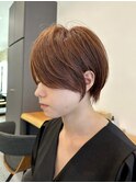 大人ラフウェーブ20代30代40代ボブブラウンスウィングショート