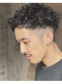 アパレル系男子に大人気！刈り上げにハードツイストパーマ
