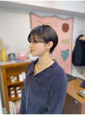 ショートボブ/コンパクトショート/ウザバング　渋谷