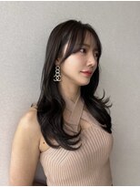 コア 銀座(COA) 韓国ヘア/韓国レイヤー/グレージュ/前髪カット/