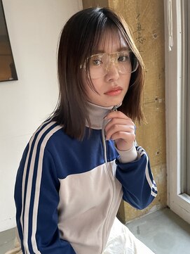 ケイトテイラー(KATETAYLOR) 【MIYO】レイヤーロブ＋ショコラベージュカラー