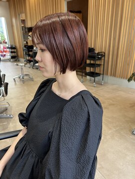 シュプール(SPUR) カシスブラウン×似合わせカットショートボブ小顔レイヤー