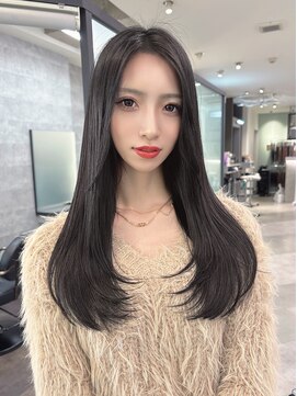 リリー(Lilley) 【lilley 稲永麻衣】レイヤーカット+顔まわりカット+韓国ヘア