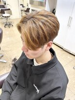 レッド(ReD) 前下がりセンターパート ワンカラー