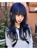【Haco+】Nova_くすみブルー_ダブルカラー