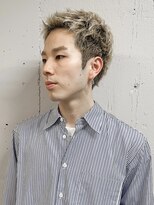 タロ(TALO)&nbsp;【TALO】メンズスパイキーショート×ハイトーンブランドベージュ