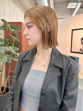 ノエ(noe) ホワイトグレージュ/デジタルパーマ/チェリーブラウン/栄c131