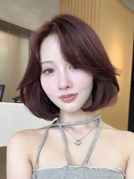 ロンドブルーム 天神大名店(Lond Bloom) 10代20代30代韓国ボブ髪質改善切りっぱなしボブ似合わせカット