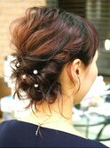 ■ダークカラーロールアップヘアアレンジM.SLASH自由が丘26-2