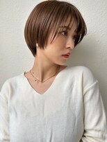 カバーヘア ブリス 戸田公園西口店(COVER HAIR bliss) シースルーバング似合わせカット丸みショートp1戸田公園30代40代